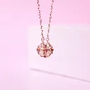 Magnetic Four Heart Leaf Clover Necklace