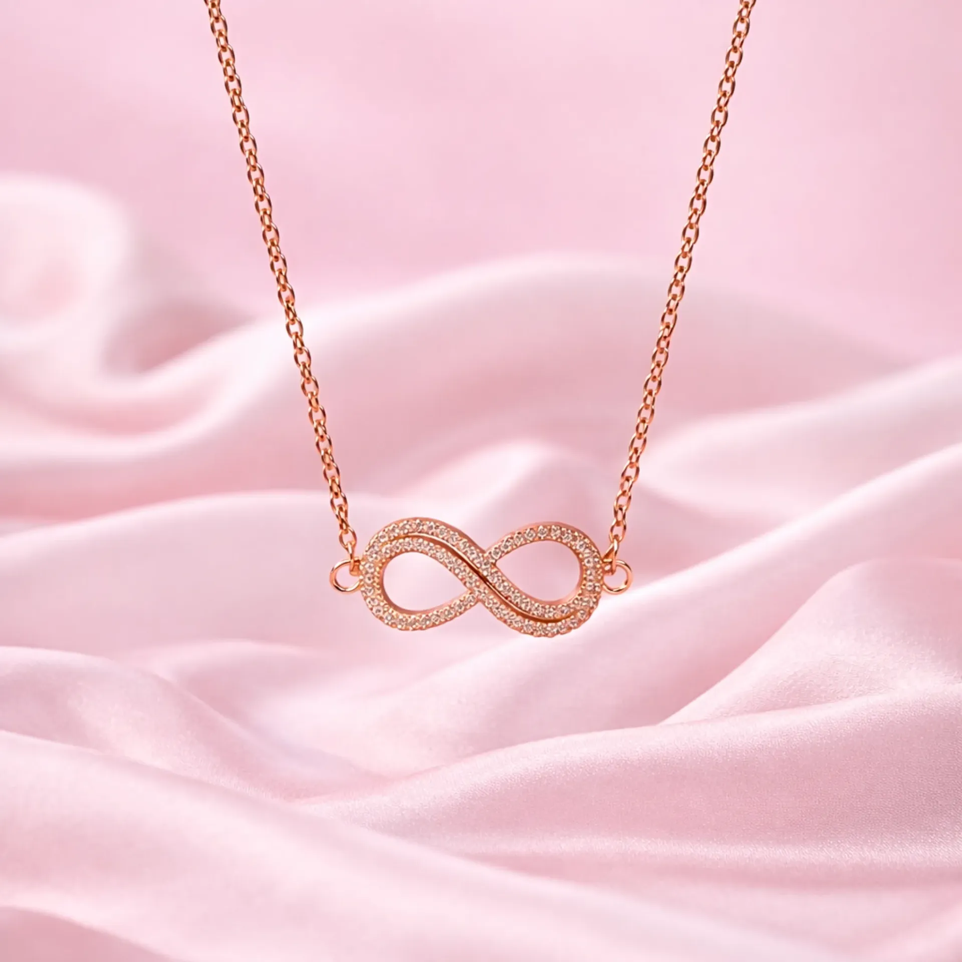 Eternal Connection Infinity Crystal Necklace
