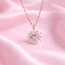 Crystal Flower Necklace